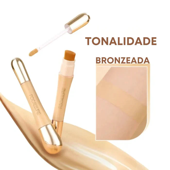 ✨ Base Femitta Focallure 2 em 1 – Anti Rugas