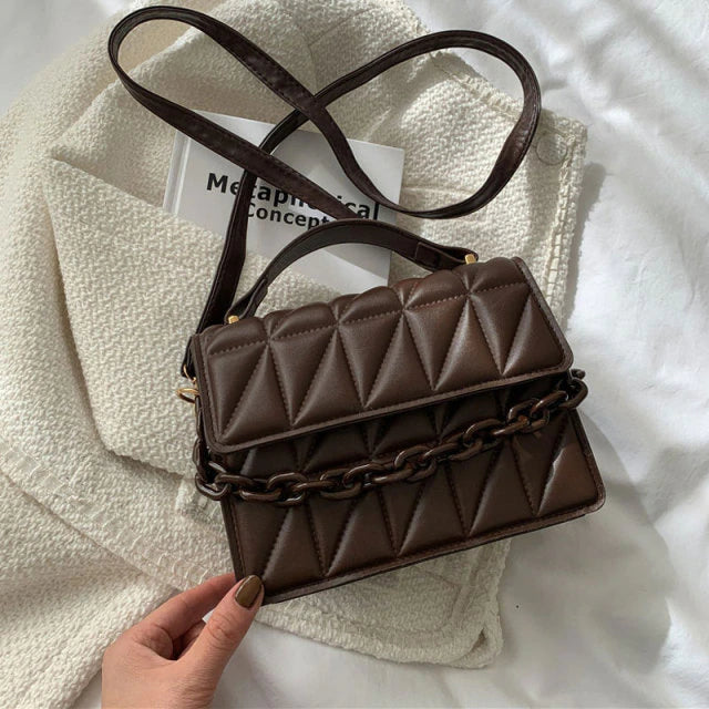 👜 Bolsa Feminina de Mão Modelo Forever Chocolate – Elegância e Praticidade em Cada Detalhe