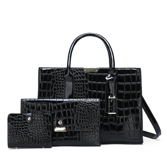 👜 Bolsa Feminina Modelo Nelly – Elegância e Praticidade em Cada Detalhe + 2 CARTEIRAS DE BRINDE