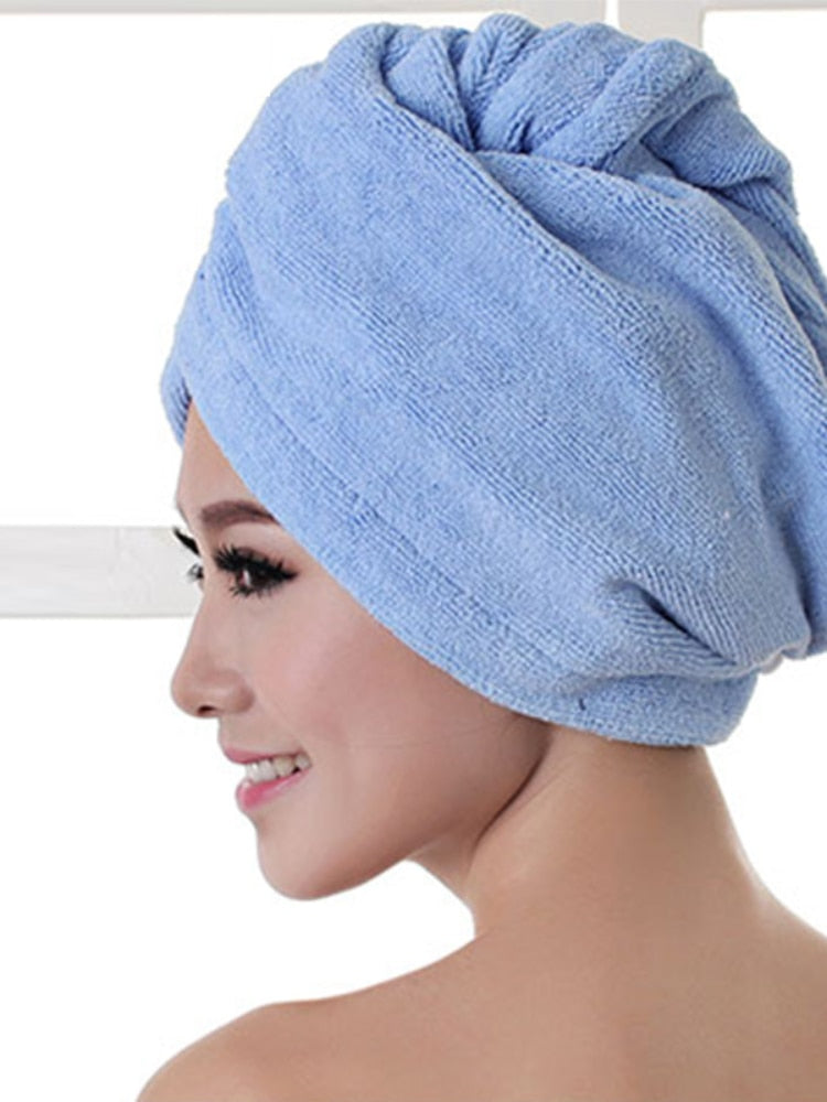 💖 Toalha de Microfibra Para Cabelo Clean Hair – Secagem Rápida e Proteção Total