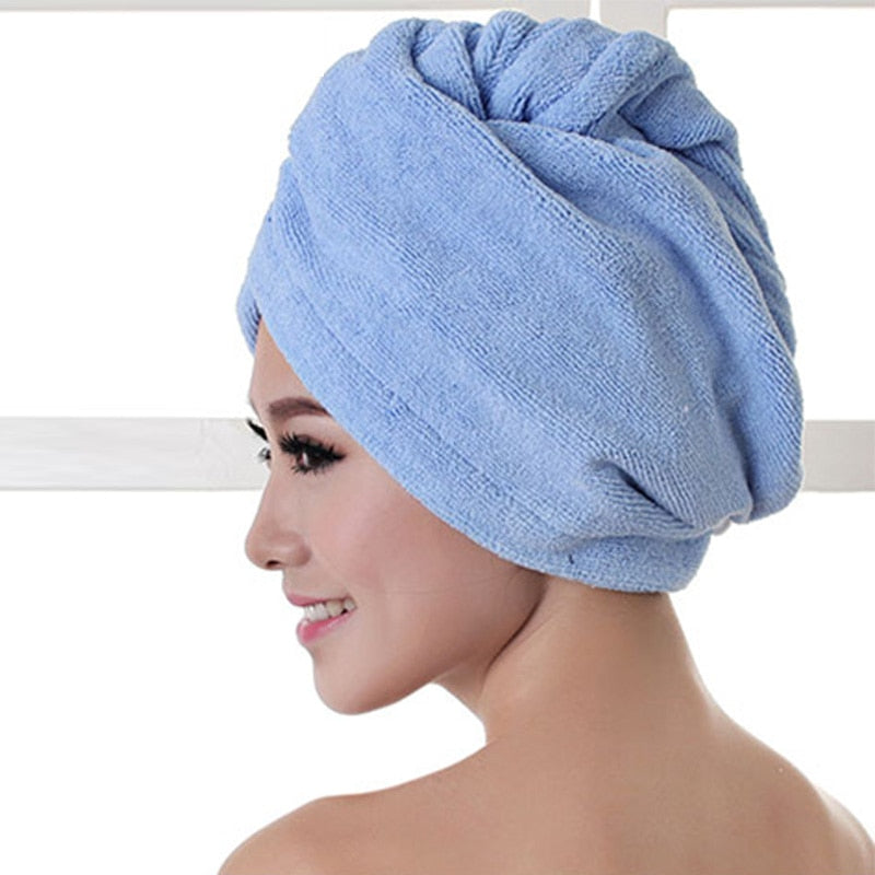 💖 Toalha de Microfibra Para Cabelo Clean Hair – Secagem Rápida e Proteção Total