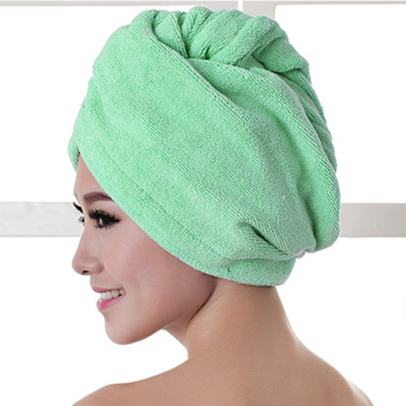 💖 Toalha de Microfibra Para Cabelo Clean Hair – Secagem Rápida e Proteção Total