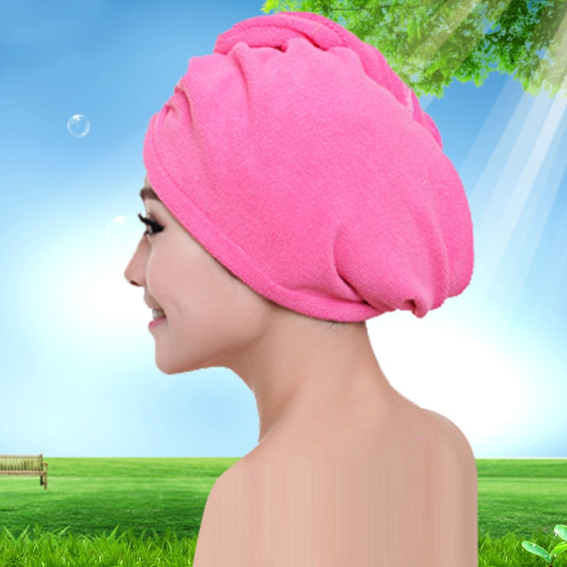 💖 Toalha de Microfibra Para Cabelo Clean Hair – Secagem Rápida e Proteção Total