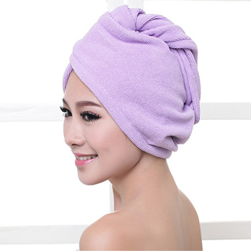 💖 Toalha de Microfibra Para Cabelo Clean Hair – Secagem Rápida e Proteção Total