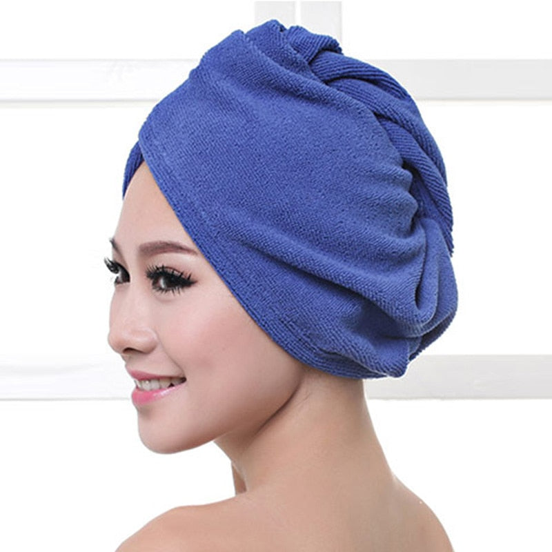 💖 Toalha de Microfibra Para Cabelo Clean Hair – Secagem Rápida e Proteção Total