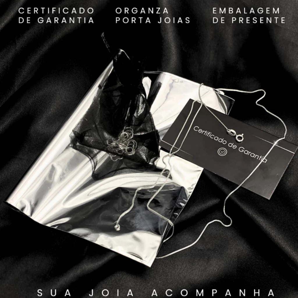 Colar Nossa Senhora Aparecida Prata 925 Corrente Feminino Veneziana Legítima Pingente Presente