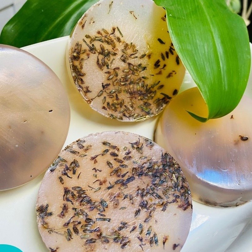 Kit 3 sabonetes Fitoterápico | 100% Natural | Lavanda