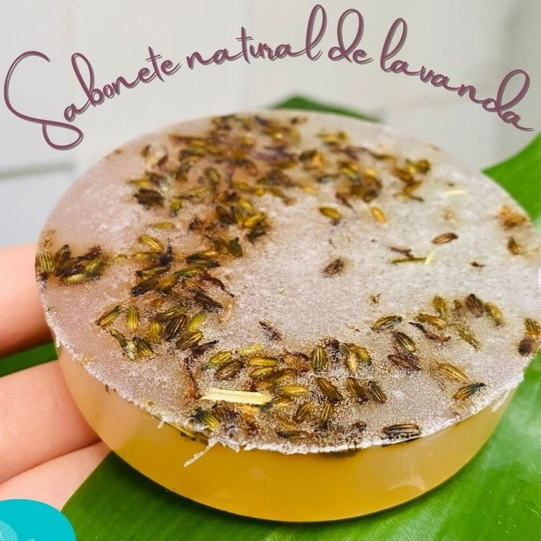 Kit 3 sabonetes Fitoterápico | 100% Natural | Lavanda